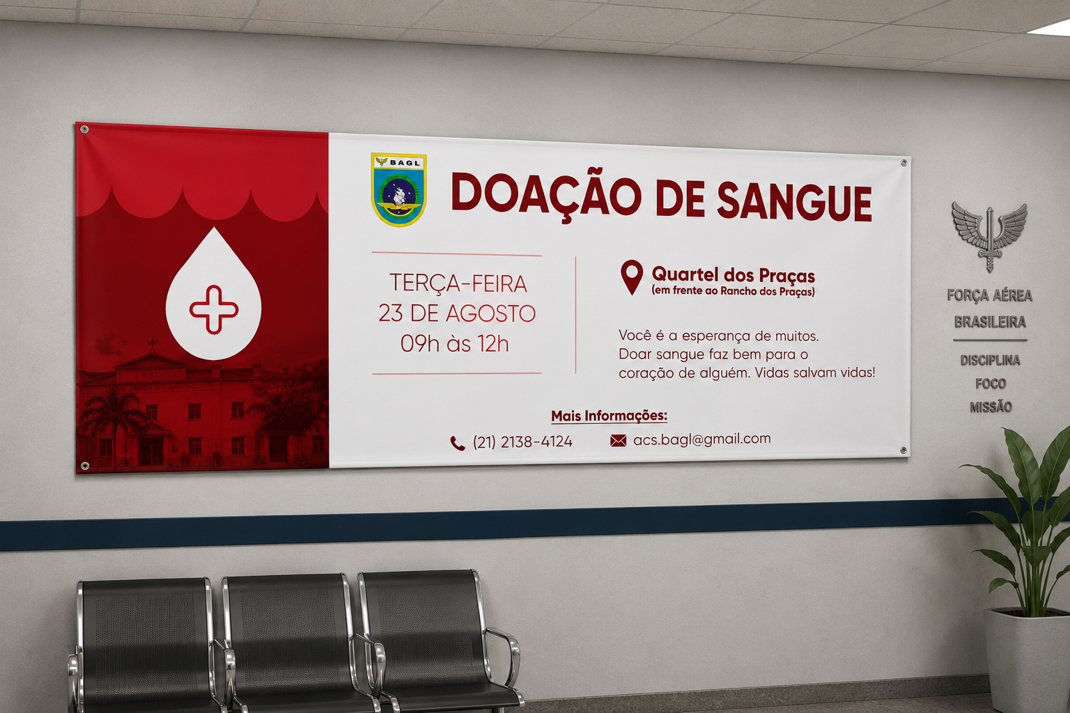 Banner Interno de Doação de Sangue